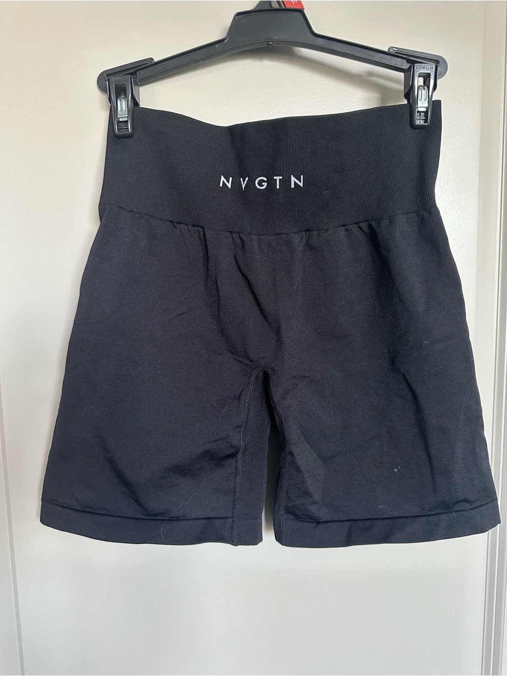 NVGTN Black High-Waist Bike Shorts
